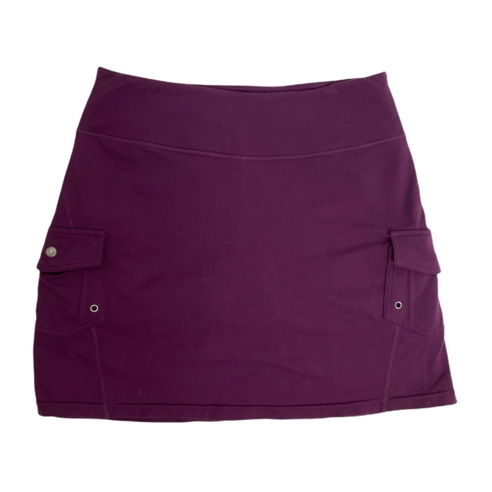 Athleta Oasis Cargo Skort in Burgundy/Merlot